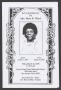 Pamphlet: [Funeral Program for Mary K. Ward, March 25, 2005]