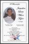 Pamphlet: [Funeral Program for Jacqueline Louise Wilson Taylor, September 19, 2…