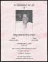 Pamphlet: [Funeral Program for Mary Jeanette Baity Miller, April 14, 2005]