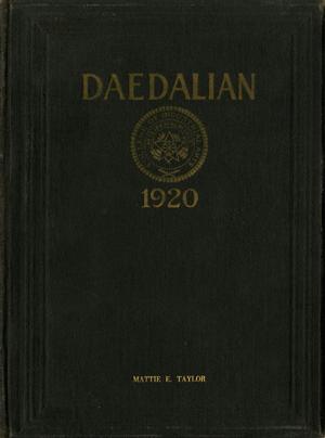 Primary view of object titled 'The Daedalian, Yearbook of the College of Industrial Arts, 1920'.