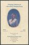 Primary view of [Funeral Program for Olivia Brooks (Whitfield) Moody, October 2, 2014]