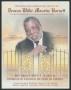 Pamphlet: [Funeral Program for Deacon Willie Maurice Barnett, October 9, 2014]
