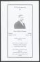 Primary view of [Funeral Program for Alvin Morris Jarmon, August 9, 2010]