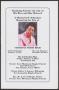 Pamphlet: [Funeral Program for Charline Marie High, January 2, 2015]