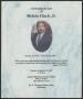 Pamphlet: [Funeral Program for Melvin Clack, Jr., February 26, 2007]