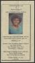 Thumbnail image of item number 1 in: '[Funeral Program for Miss Debbie Fay Dykes, October 12, 2001]'.