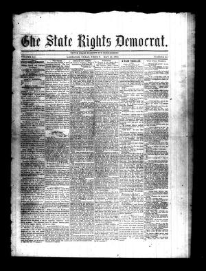 Primary view of object titled 'The State Rights Democrat. (La Grange, Tex.), Vol. 3, No. 31, Ed. 1 Friday, May 10, 1867'.