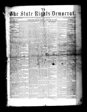 Primary view of object titled 'The State Rights Democrat. (La Grange, Tex.), Vol. 4, No. 14, Ed. 1 Friday, January 10, 1868'.