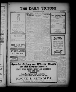 Primary view of object titled 'The Daily Tribune (Bay City, Tex.), Vol. 11, No. 68, Ed. 1 Thursday, January 27, 1916'.