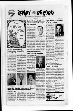 Primary view of Penny Record (Bridge City, Tex.), Vol. 29, No. 51, Ed. 1 Tuesday, May 3, 1988