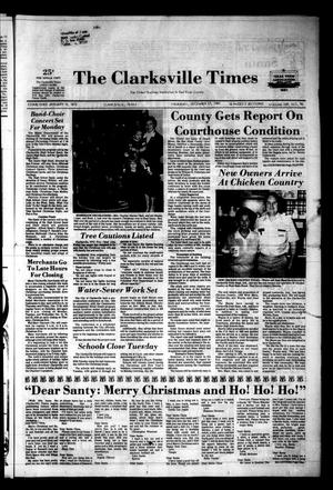 The Clarksville Times (Clarksville, Tex.), Vol. 109, No. 96, Ed. 1 Thursday, December 17, 1981