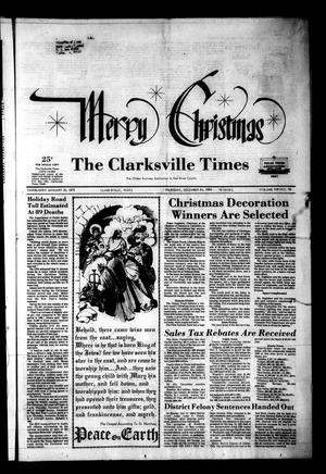 The Clarksville Times (Clarksville, Tex.), Vol. 109, No. 98, Ed. 1 Thursday, December 24, 1981