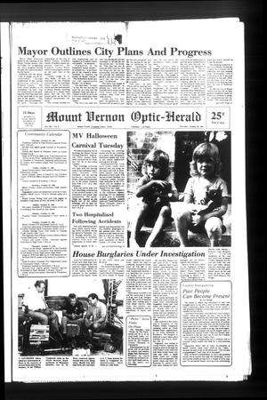 Primary view of Mount Vernon Optic-Herald (Mount Vernon, Tex.), Vol. 109, No. 8, Ed. 1 Thursday, October 20, 1983