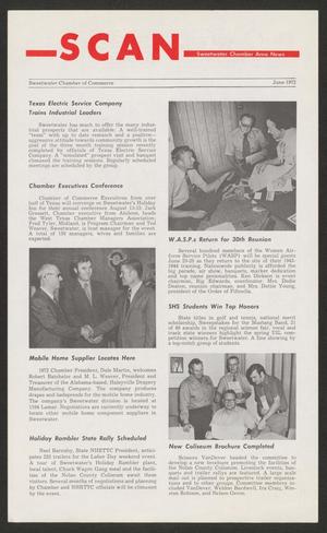Primary view of object titled 'Sweetwater Chamber Area News, June 1972'.