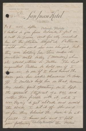Primary view of object titled '[Letter from Cornelia Yerkes, July 18, 1944?]'.