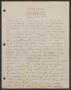 Primary view of [Letter from Cornelia Yerkes, September 28, 1943?]