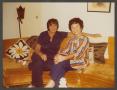 Photograph: [Gayle Snell and Woman on Couch]