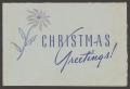 Primary view of [Christmas card from Marion Fuchs to Mr. and Mrs. Herman Fuchs, December 19, 1940]