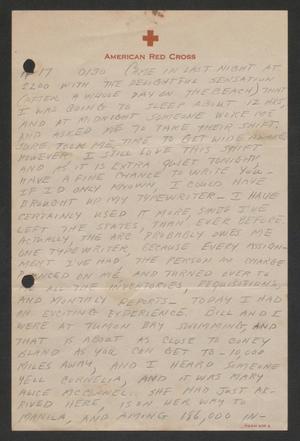 Primary view of object titled '[Letter from Cornelia Yerkes, November 17, 1945?]'.
