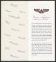 Thumbnail image of item number 3 in: '[Wings Across America pamphlet]'.