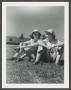 Photograph: [Two WASP Trainees sitting on Grass]