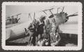 Photograph: [Herman Fuchs and Six WASP Trainees]