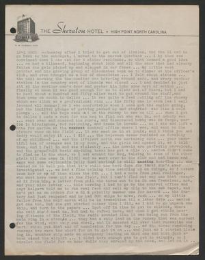Primary view of object titled '[Letter from Cornelia Yerkes, December 1, 1944]'.