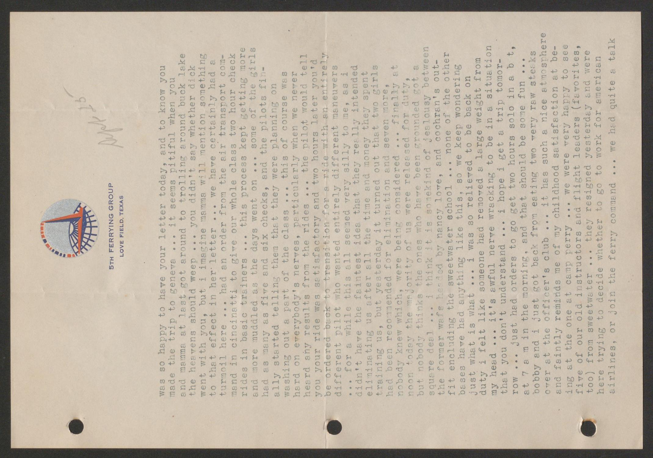 [Letter from Cornelia Yerkes to Fred G. Yerkes, September 25, 1943]
                                                
                                                    [Sequence #]: 1 of 4
                                                