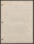 Primary view of [Letter from Cornelia Yerkes to Frances Yerkes, November 29, 1943?]