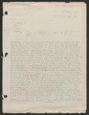 Primary view of object titled '[Letter from Cornelia Yerkes, Spring 1943]'.