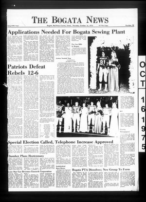 Primary view of object titled 'The Bogata News (Bogata, Tex.), Vol. 65, No. 38, Ed. 1 Thursday, October 16, 1975'.