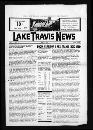 Primary view of object titled 'Lake Travis News (Austin, Tex.), Vol. 3, No. 4, Ed. 1 Monday, April 12, 1971'.