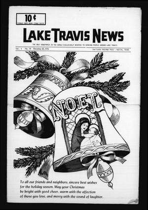 Lake Travis News (Austin, Tex.), Vol. 4, No. 18, Ed. 1 Wednesday, December 20, 1972