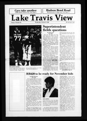 Lake Travis View (Austin, Tex.), Vol. 1, No. 32, Ed. 1 Wednesday, October 8, 1986
