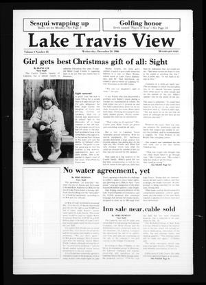 Lake Travis View (Austin, Tex.), Vol. 1, No. 43, Ed. 1 Wednesday, December 24, 1986