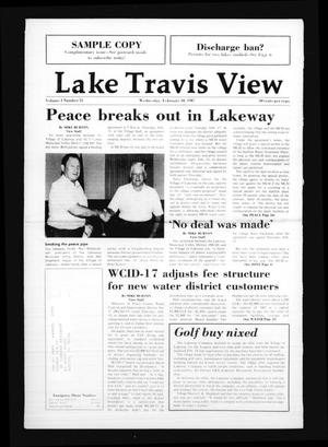Lake Travis View (Austin, Tex.), Vol. 1, No. 51, Ed. 1 Wednesday, February 18, 1987