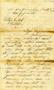 Letter: [Letter from Kenner K. Rector to Effie Watts, October 22, 1861]