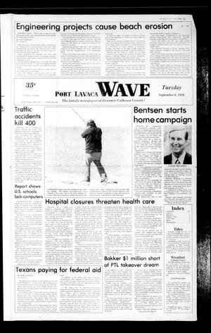 Primary view of object titled 'Port Lavaca Wave (Port Lavaca, Tex.), Vol. 97, No. 291, Ed. 1 Tuesday, September 6, 1988'.