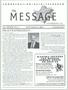 Primary view of The Message, Volume 37, Number 1, September 2001