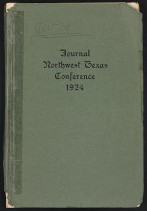 Primary view of object titled 'Journal of the Northwest Texas Annual Conference, Methodist Episcopal Church, South: 1924'.