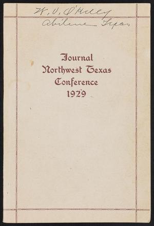 Primary view of object titled 'Journal of the Northwest Texas Annual Conference, Methodist Episcopal Church, South: 1929'.