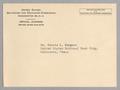 Thumbnail image of item number 2 in: '[Postal Card from James Hindle of United States Securities and Exchange Commission to Harris Leon Kempner, 1962]'.