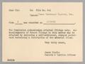 Primary view of [Postal Card from James Hindle of United States Securities and Exchange Commission to Harris Leon Kempner, 1962]