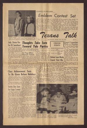 Primary view of object titled 'Texans Talk (Arlington, Tex.), Vol. 1, No. 5, Ed. 1 Friday, November 22, 1963'.
