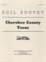 Book: Soil Survey: Cherokee County, Texas