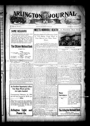Primary view of object titled 'Arlington Journal (Arlington, Tex.), Vol. 18, No. 2, Ed. 1 Friday, January 30, 1914'.