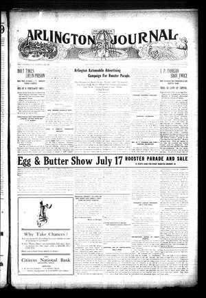 Primary view of object titled 'Arlington Journal (Arlington, Tex.), No. 26, Ed. 1 Friday, July 9, 1915'.
