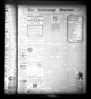 Primary view of object titled 'The La Grange Journal. (La Grange, Tex.), Vol. 22, No. 35, Ed. 1 Thursday, August 22, 1901'.