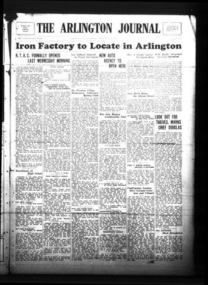 Primary view of object titled 'The Arlington Journal (Arlington, Tex.), Vol. 28, No. 6, Ed. 1 Friday, September 16, 1927'.