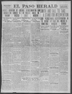 Primary view of object titled 'El Paso Herald (El Paso, Tex.), Ed. 1, Saturday, September 28, 1912'.